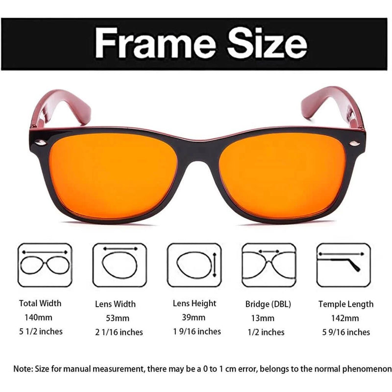 eyekeeper.com Wide Blue Light Blocking Eyeglasses 4-DSS109 Eyeglasses White Smoke Black Red,Tortoise