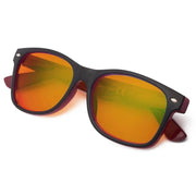 eyekeeper.com Wide Blue Light Blocking Eyeglasses 4-DSS109 Eyeglasses White Smoke Black Red
