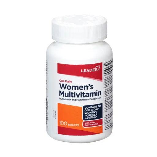 Leader Leader Women's multivitamin tablets 100 ct Vitamins & Supplements White Smoke