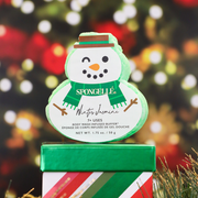 Spongellé Winter Jasmine | Holiday Snowman Body Wash Infused Buffer Gray