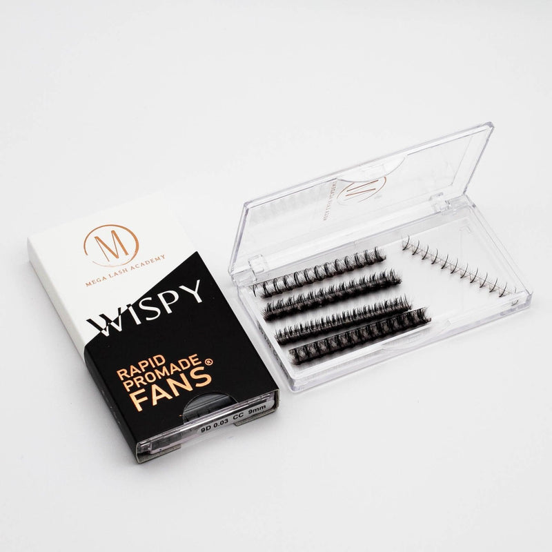 Mega Lash Academy Wispy 5D Rapid Promade Fans - 500 Fans Promade Fans Lavender 0.07 / CC / 9,0.07 / CC / 10,0.07 / CC / 11,0.07 / CC / 12,0.07 / CC / 13,0.07 / CC / 14,0.07 / CC / 15