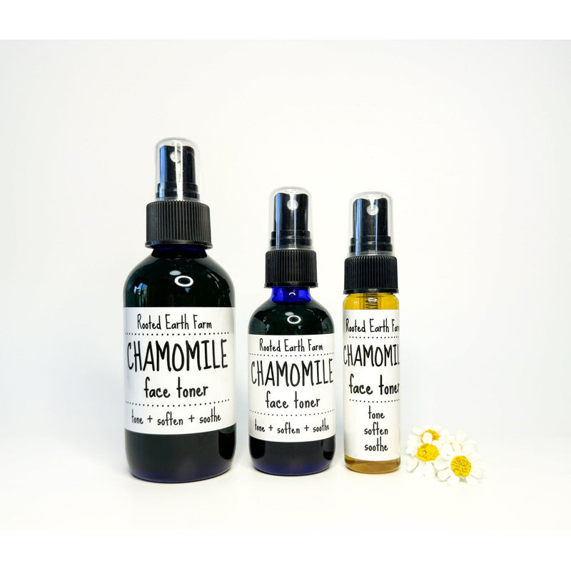 Rooted Earth Farm + Apothecary Chamomile Face Toner Face Toners White Smoke 1 oz,2 oz,4 oz