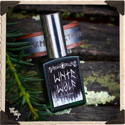 WhiteWitchParlour.com DISCONTINUED * WNTR WOLF OIL. 1oz. Protective All Natural Masculine Winter Oil For Hair, Body & Beard. aromatherapy, perfume, oils Dark Slate Gray