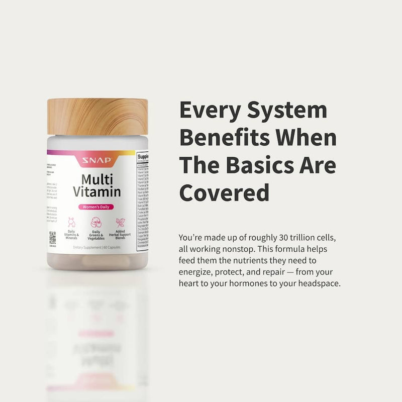 Snap Supplements Daily Multivitamin for Women Lavender