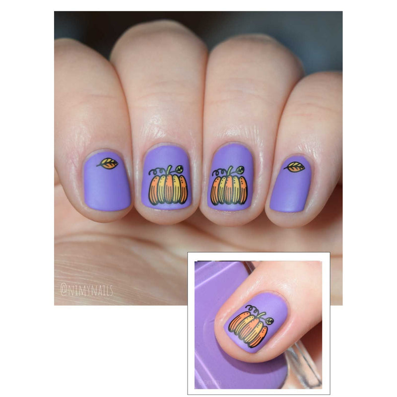 UberChic Beauty What A Wonder-Fall World Stamping Plate Rosy Brown