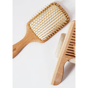 KOH-I-NOOR Beauty USA Janeke Wooden Paddle Brush – Anti-Static Beech Wood Brush for Long Hair & Extensions Hair Brush Lavender