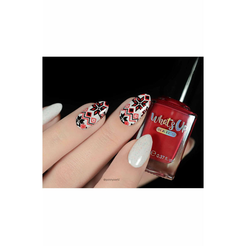 UberChic Beauty Jingle All The Way, (Christmas-05) Stamping Plate Black
