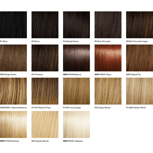 VIP Extensions Hairdo 2-Pack Wrap Style-A-Do & Mini-Do Duo, Color RL19/23 Hair Extension White Smoke R1 BLACK,R14/25 HONEY GINGER /DARK GOLDEN BLONDE,R2 Ebony,R6  Dark Chocolate,R4 Midnight Brown,R10 Chestnut Light Brown,R830 Ginger Brown,R25 Ginger Blonde,R8/25,R1416t Buttered Toast,R23/61  ALABASTER,R16/23,R33/31 SPICE,R4/39 MULBERRY,R 6/30 CHOCOLATE C
