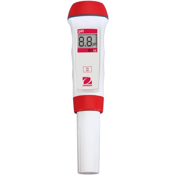 OHAUS OHAUS pH Pen Meter, 0.1 pH Resolution Science & Laboratory White Smoke