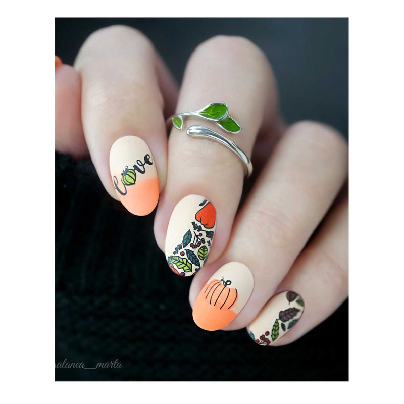 UberChic Beauty What A Wonder-Fall World Stamping Plate Gray