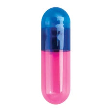 Medisca CONI-SNAP Hard Gelatin Capsules, Size #1, Blue/Pink (5,000 Count) Science & Laboratory Hot Pink