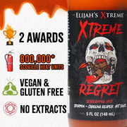 Elijah's Xtreme Xtreme Regret Hot Sauce Hot Sauce White Smoke