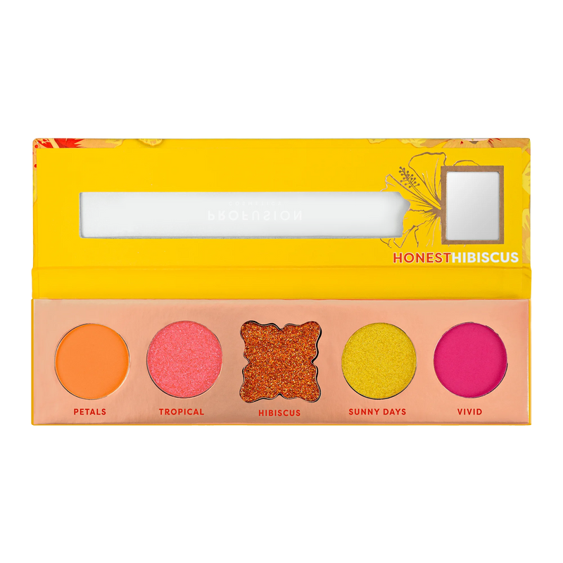 Profusion Cosmetics Blooming Hues 5 shade palette Eye Gold Romantic Rose,Honest Hibiscus,Delightful Dahlia,Terrific Tulip,Peaceful Peony,Pretty Poppy
