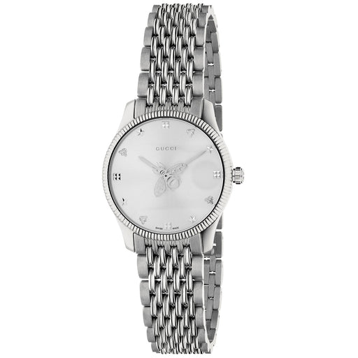 Bids.com Gucci Women's G-Timeless Bee Watches White Smoke Default Title
