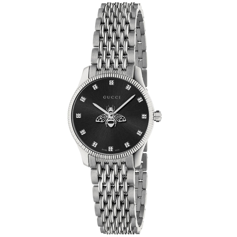Bids.com Gucci Women's G-Timeless Bee Watches White Smoke Default Title