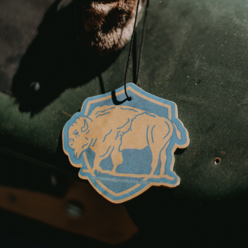 Good & Well Supply Co Yellowstone National Park Air Freshener Vehicle Air Fresheners Black