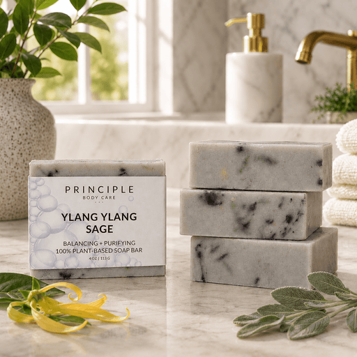 P R I N C I P L E Ylang Ylang + Sage Soap Bar Soap Gray