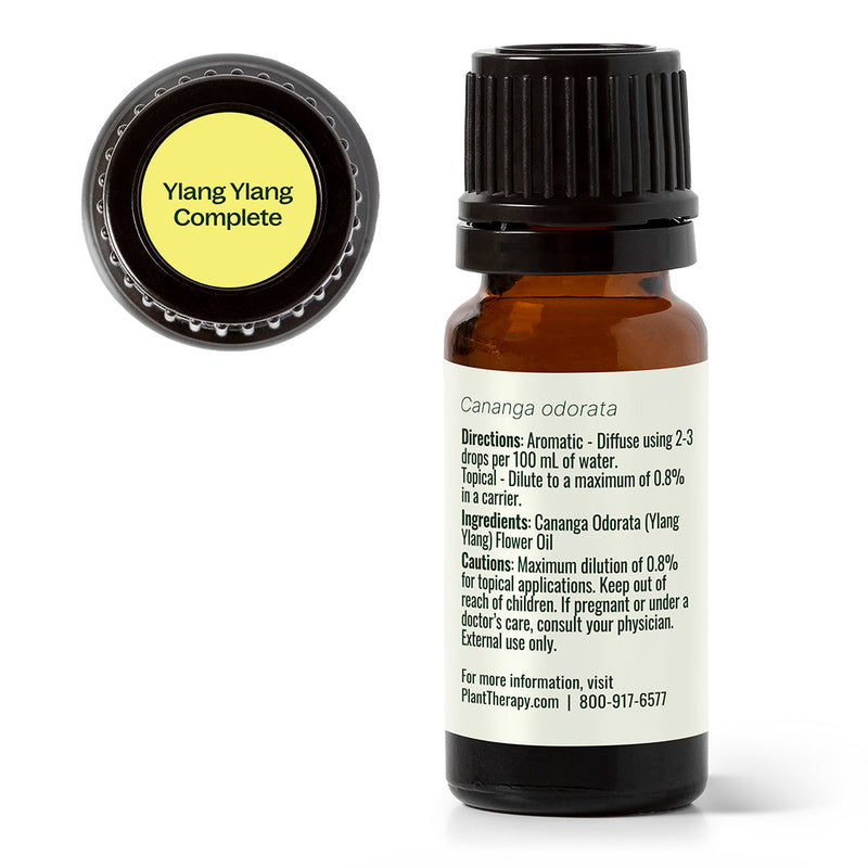 Plant Therapy Ylang Ylang Complete Essential Oil Essential Oil White Smoke 10 mL,30 mL