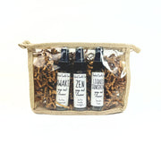 Rooted Earth Farm + Apothecary Yoga Mat Spray Gift Set Yoga Mat Sprays White Smoke kraft (brown),red + green,blue + white