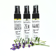 Rooted Earth Farm + Apothecary Yoga Mat Spray Gift Set Yoga Mat Sprays White Smoke kraft (brown),red + green,blue + white