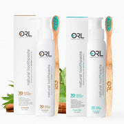 ORL Yours & Mine Toothpaste Combo - Fresh Mint & Cinnamint Bundle White Smoke