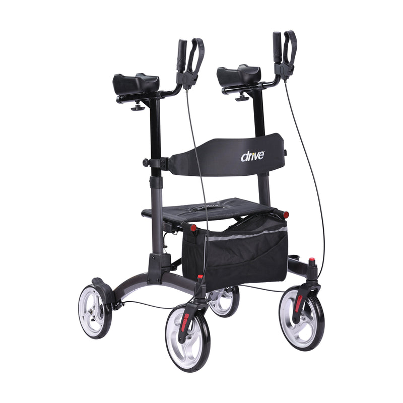 RIO Medical Supplies Elevate Upright Walker, Grey White Smoke