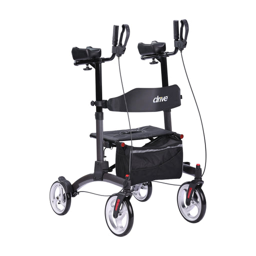 RIO Medical Supplies Elevate Upright Walker, Grey White Smoke