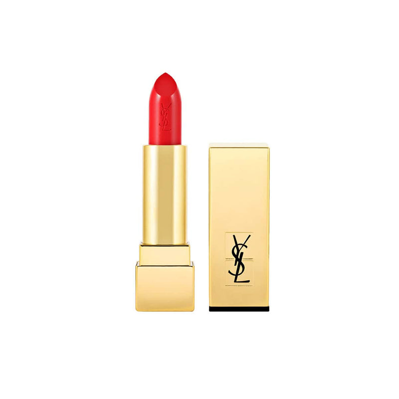 Nava Beauty Yves Saint Laurent Rouge Pur Couture Lipstick #56 Orange Indie White Smoke