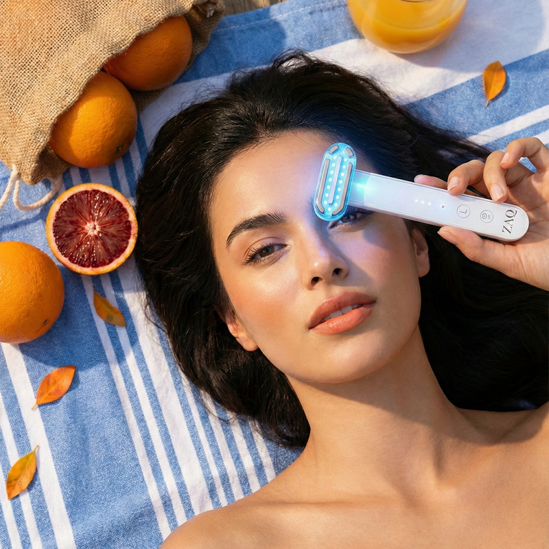 ZAQ Skin & Body ZAQ Zayn 2.0 — 6-in-1 LED & Microcurrent Facial Wand Black