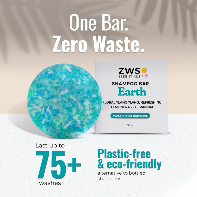 ZeroWasteStore.com Shampoo & Conditioner Bar Duo Shampoo & Conditioner Sets White Smoke Bloom with Castor Oil,Sunshine,Driftwood,Oasis,Maui Melon,Sunkissed,Blossom,Cobalt,Peppermint Breeze,Simply Unscented,Earth,Seasonal Harvest