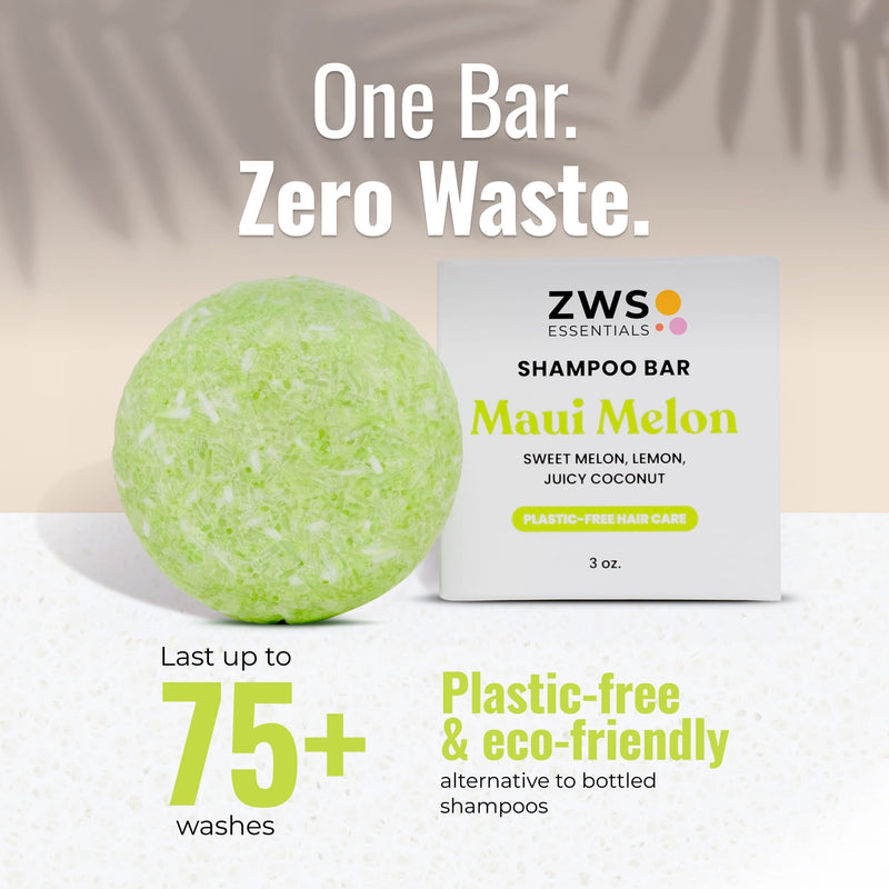 ZeroWasteStore.com Shampoo & Conditioner Bar Duo Shampoo & Conditioner Sets White Smoke Bloom with Castor Oil,Sunshine,Driftwood,Oasis,Maui Melon,Sunkissed,Blossom,Cobalt,Peppermint Breeze,Simply Unscented,Earth,Seasonal Harvest
