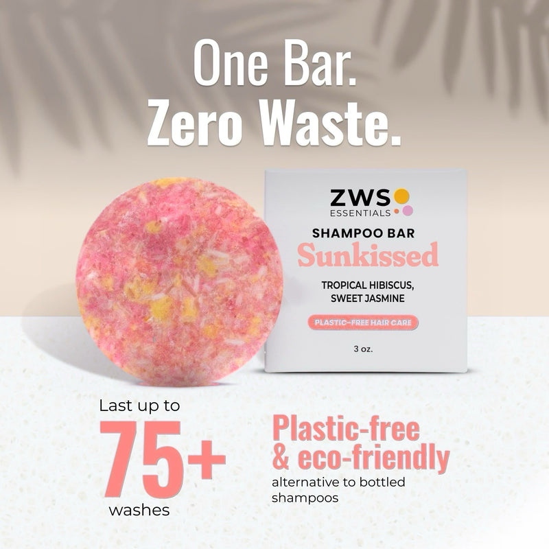 ZeroWasteStore.com Shampoo & Conditioner Bar Duo Shampoo & Conditioner Sets White Smoke Bloom with Castor Oil,Sunshine,Driftwood,Oasis,Maui Melon,Sunkissed,Blossom,Cobalt,Peppermint Breeze,Simply Unscented,Earth,Seasonal Harvest