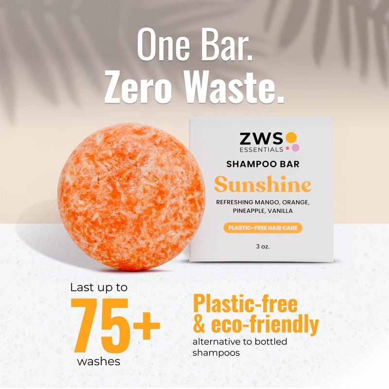 ZeroWasteStore.com Shampoo & Conditioner Bar Duo Shampoo & Conditioner Sets White Smoke Bloom with Castor Oil,Sunshine,Driftwood,Oasis,Maui Melon,Sunkissed,Blossom,Cobalt,Peppermint Breeze,Simply Unscented,Earth,Seasonal Harvest