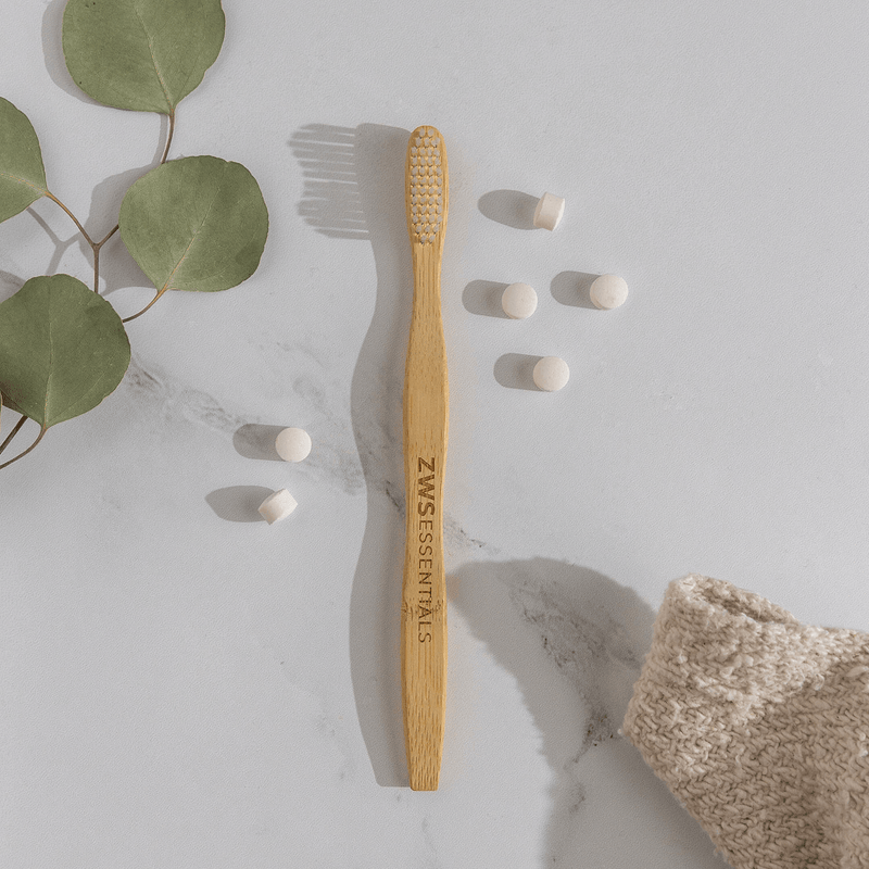 ZeroWasteStore.com Bamboo Toothbrush Toothbrushes Gray 1-Pack,2-Pack,4-Pack,8-Pack
