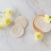 ZeroWasteStore.com Loofah Facial Disc Pack- Exfoliating Loofah Sponge, Round Loofah Disc Skin Care Gray 5-Pack