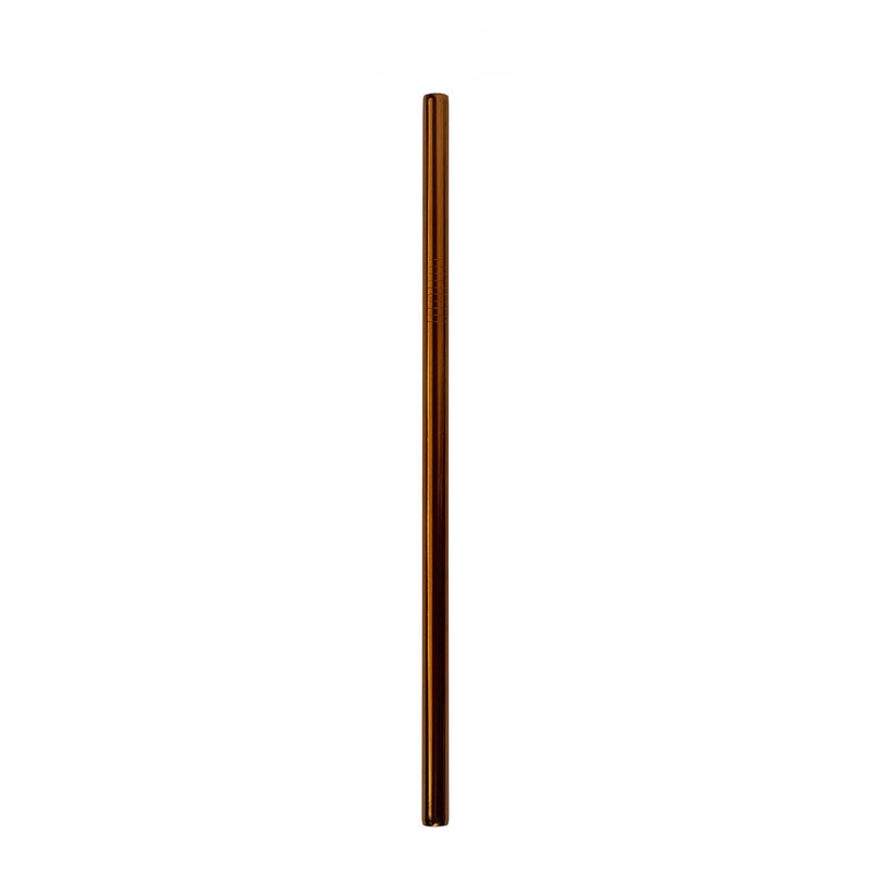 ZeroWasteStore.com Stainless Steel Straw - Straight, Bent, or Boba Style Drinking Straws & Stirrers Saddle Brown Straight / Rose Gold