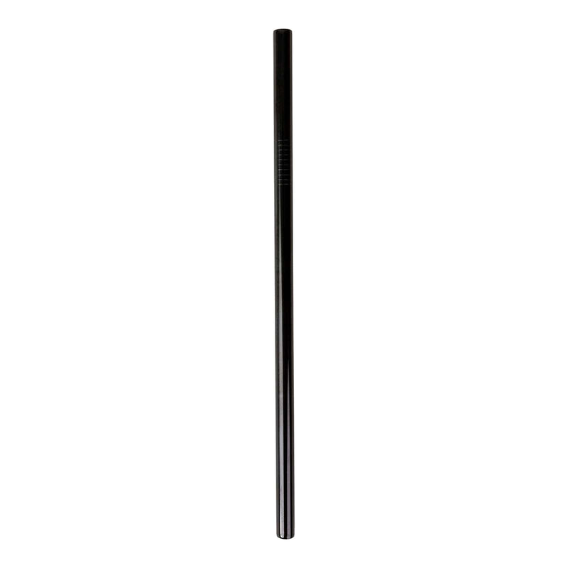 ZeroWasteStore.com Stainless Steel Straw - Straight, Bent, or Boba Style Drinking Straws & Stirrers Black Straight / Black