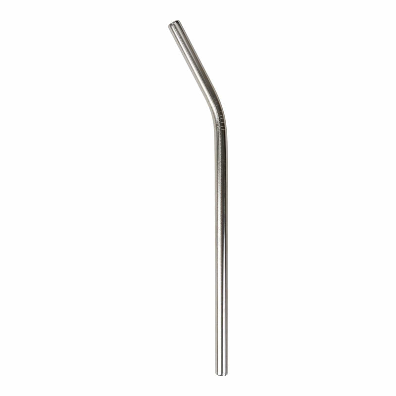 ZeroWasteStore.com Stainless Steel Straw - Straight, Bent, or Boba Style Drinking Straws & Stirrers White Smoke Bent / Stainless