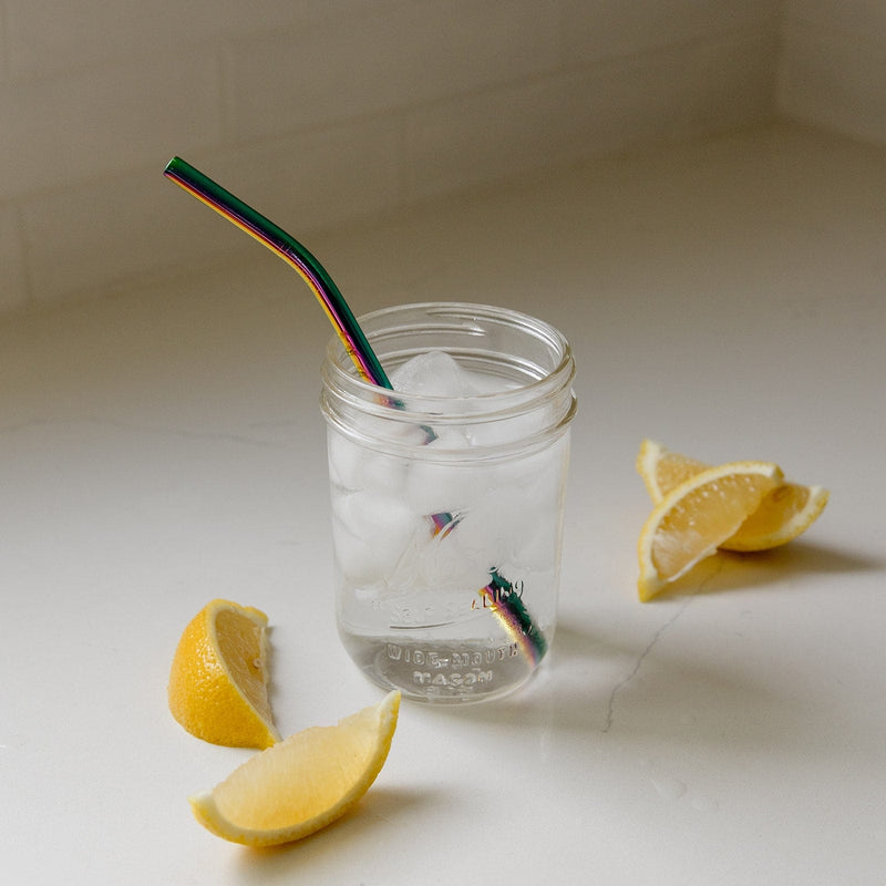 ZeroWasteStore.com Stainless Steel Straw - Straight, Bent, or Boba Style Drinking Straws & Stirrers Dim Gray Straight / Stainless,Straight / Black,Straight / Gold,Straight / Rose Gold,Straight / Rainbow,Straight / Straight 5-Pack,Bent / Stainless,Bent / Black,Bent / Gold,Bent / Rose Gold,Bent / Rainbow,Bent / Bent 5-Pack,Boba / Stainless,Boba / Black,Boba / Gold