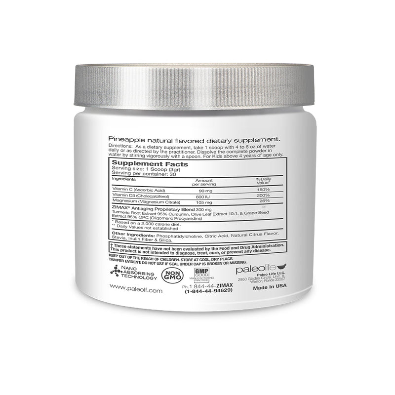 Paleolife Zimax® Junior Zimax Junior ¡ANTIOXIDANTE NATURAL NUEVO! Gray 3x2,1 Pack,3 Pack,6 Pack