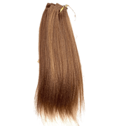 VIP Extensions Zury 100% Human Micro Yaky Perm Straight Hair Extension Sienna 10'' / LIGHT AUBURN