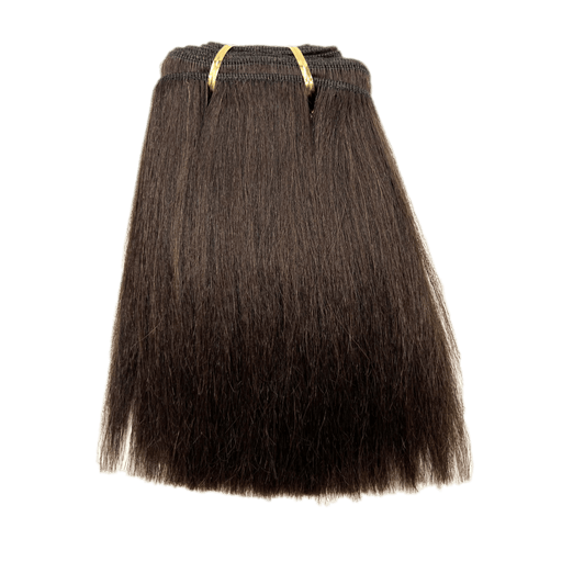 VIP Extensions Zury 100% Human Micro Yaky Perm Straight Hair Extension Black 10'' / 4