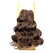 VIP Extensions Zury Ultra Star 100% Human Hair Extension White Smoke 10'' / BROWN AUBURN