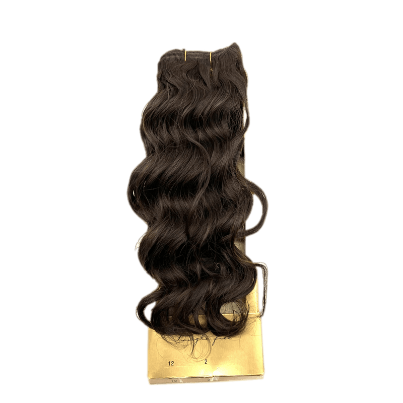VIP Extensions Zury Ultra Star 100% Human Hair Extension Black 12'' / 2