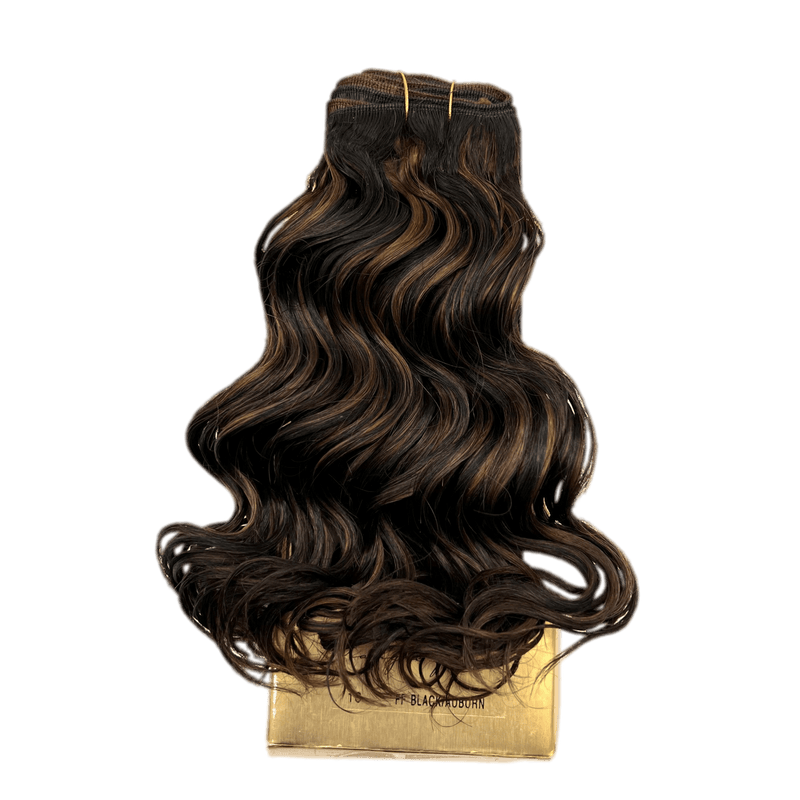 VIP Extensions Zury Ultra Star 100% Human Hair Extension Black 10' / FF BLACK/AUBURN