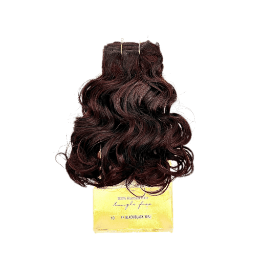 VIP Extensions Zury Ultra Star 100% Human Hair Extension Black 10'' / FF BLACK/BLACK WINE