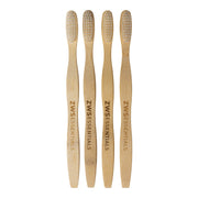 ZeroWasteStore.com Bamboo Toothbrush Toothbrushes Seashell 4-Pack