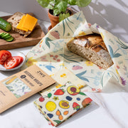 ZeroWasteStore.com Beeswax Wraps – Plastic-Free Food Storage Food Wraps Lavender Honeycomb / 3-Pack Assorted,Honeycomb / 3-Pack Medium,Honeycomb / 3-Pack Large,Honeycomb / Bread Wrap,Pollinators / 3-Pack Assorted,Pollinators / 3-Pack Medium,Pollinators / 3-Pack Large,Pollinators / Bread Wrap,Fruit / 3-Pack Assorted,Fruit / 3-Pack Medi