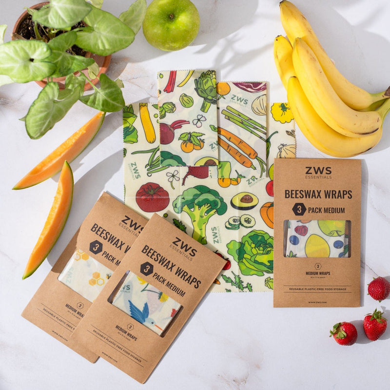 ZeroWasteStore.com Beeswax Wraps – Plastic-Free Food Storage Food Wraps Lavender Honeycomb / 3-Pack Assorted,Honeycomb / 3-Pack Medium,Honeycomb / 3-Pack Large,Honeycomb / Bread Wrap,Pollinators / 3-Pack Assorted,Pollinators / 3-Pack Medium,Pollinators / 3-Pack Large,Pollinators / Bread Wrap,Fruit / 3-Pack Assorted,Fruit / 3-Pack Medi