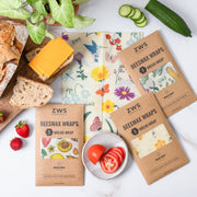 ZeroWasteStore.com Beeswax Wraps – Plastic-Free Food Storage Food Wraps Lavender Honeycomb / 3-Pack Assorted,Honeycomb / 3-Pack Medium,Honeycomb / 3-Pack Large,Honeycomb / Bread Wrap,Pollinators / 3-Pack Assorted,Pollinators / 3-Pack Medium,Pollinators / 3-Pack Large,Pollinators / Bread Wrap,Fruit / 3-Pack Assorted,Fruit / 3-Pack Medi